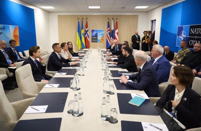 Зеленський зустрівся з лідерами Швеції, Данії, Норвегії та Фінляндії