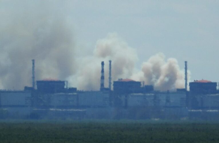 Біля Запорізької АЕС помітили сильне задимлення