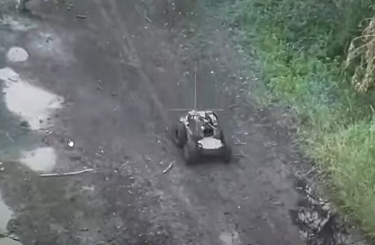 ГУР показало, як наземний робот Лють знищує росіян