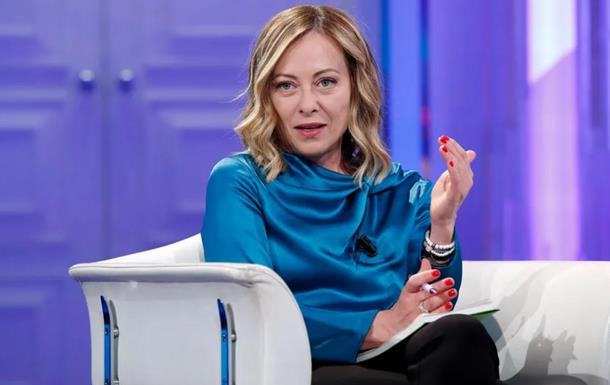 Мелоні: США не припиняли постачання зброї Україні