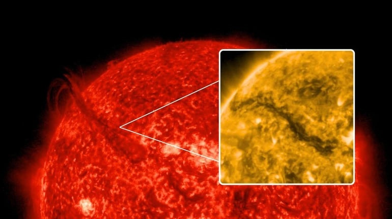 Технології - На Сонці утворився "вогняний каньйон" завдовжки з відстань до Місяця