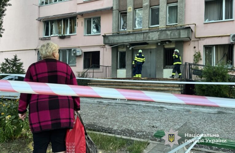 Поліція показала фото наслідків атаки по Черкасах