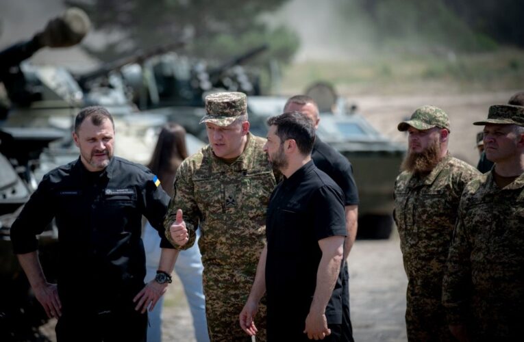 Президент відвідав тренувальну базу Нацгвардії