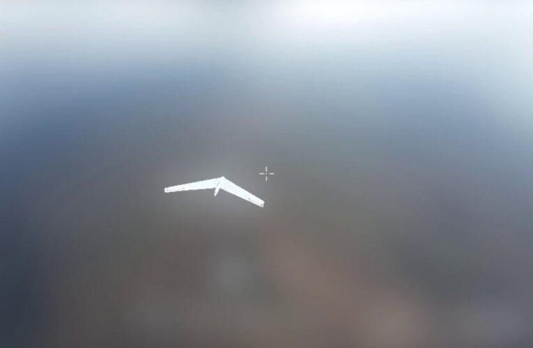 Прикордонники показали відео з “дронопадом”