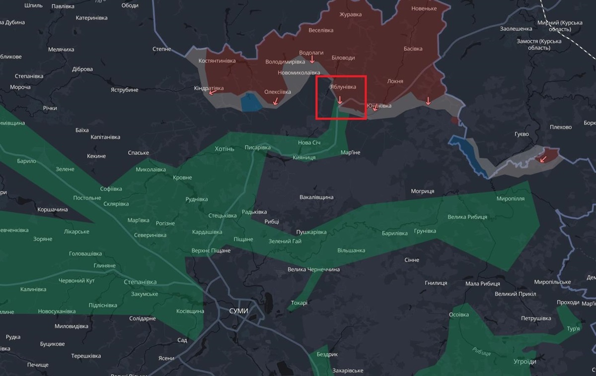Новини України - РФ окупувала село на Сумщині - DeepState