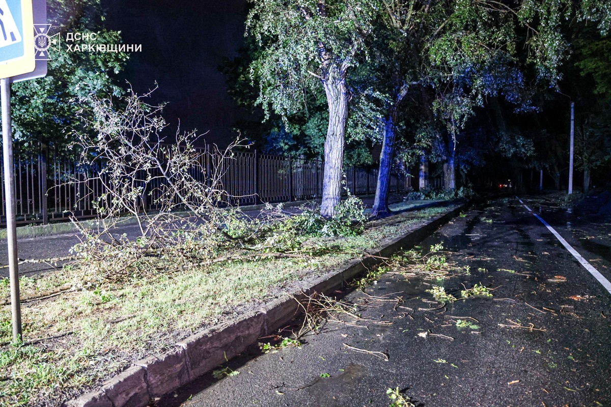 Новини України - Розгул стихії: ДСНС Харківщини показала наслідки