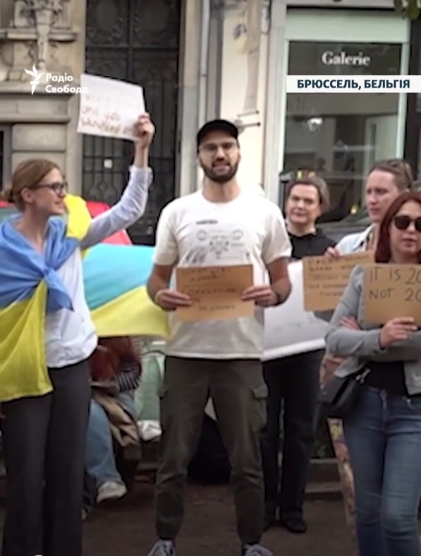 Новини України - У Брюсселі українці виявили солідарність із протестами в Україні