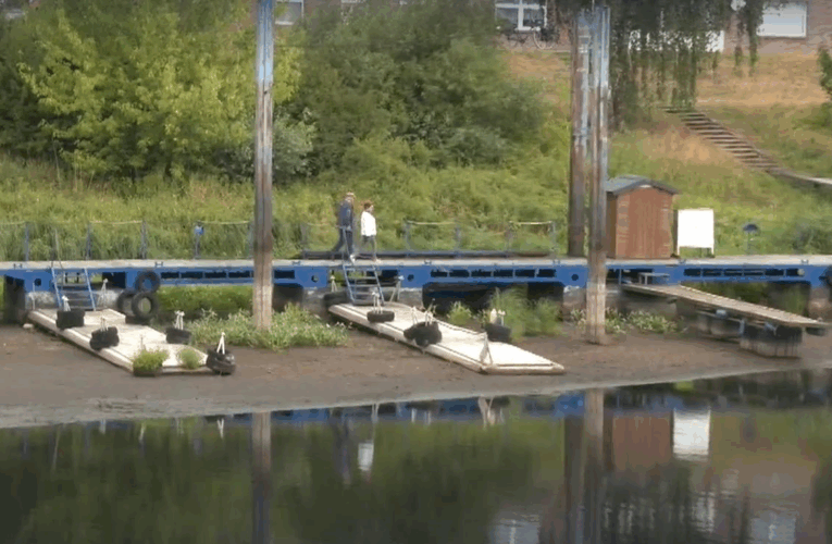 У Німеччині через посуху зупинив роботу річковий порт на Ельбі