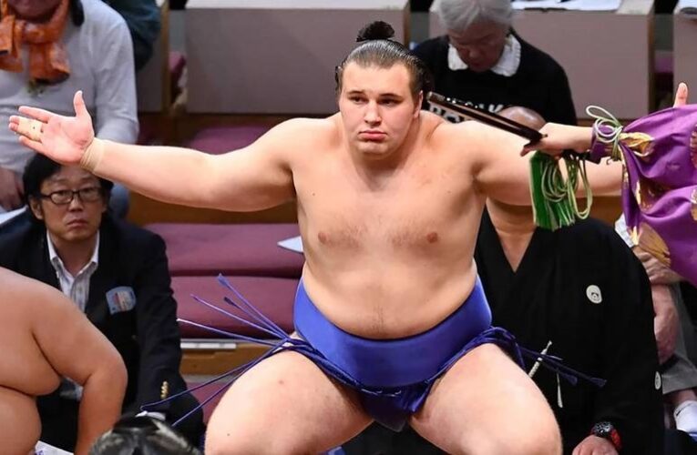 Український сумоїст швидко піднімається вгору по рангах