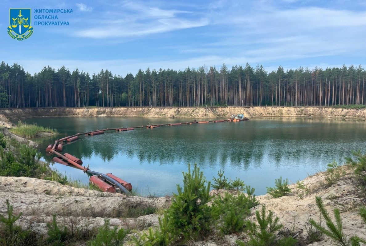 Новини України - Видобуток піску на Житомирщині заподіяв шкоду довкіллю на 2,5 млрд