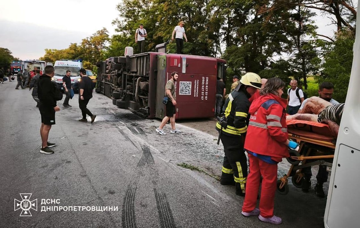 Новини України - Зросла кількість постраждалих у ДТП з автобусом Київ - Дніпро