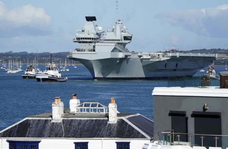 Британська авіаносна група вперше за чотири роки зайшла у порт Японії