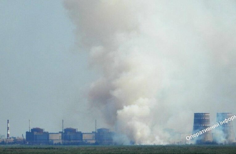 Поблизу ЗАЕС помітили потужне задимлення