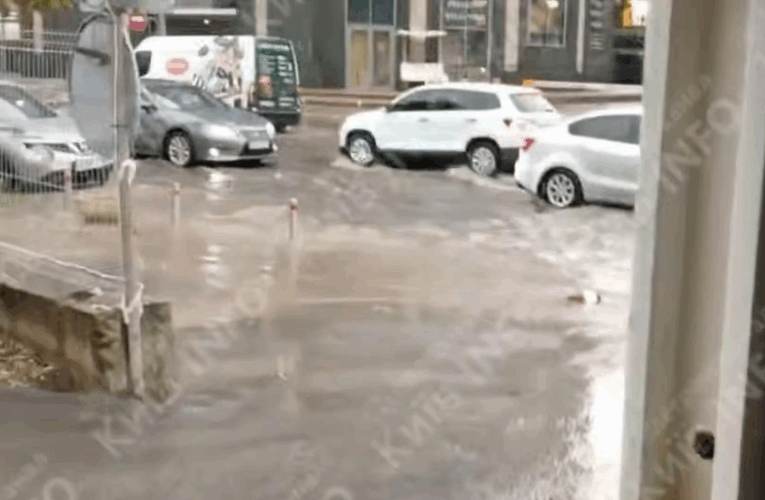 Повалені дерева й підтоплення: Київ накрила гроза