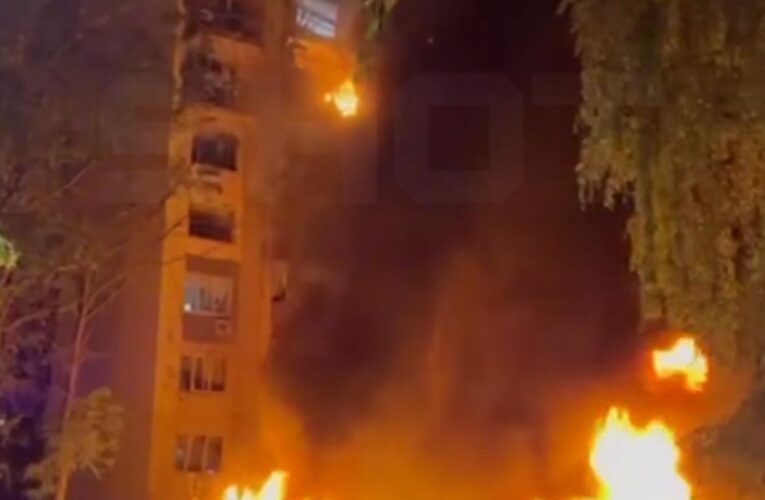 У Курську після роботи ППО спалахнула багатоповерхівка