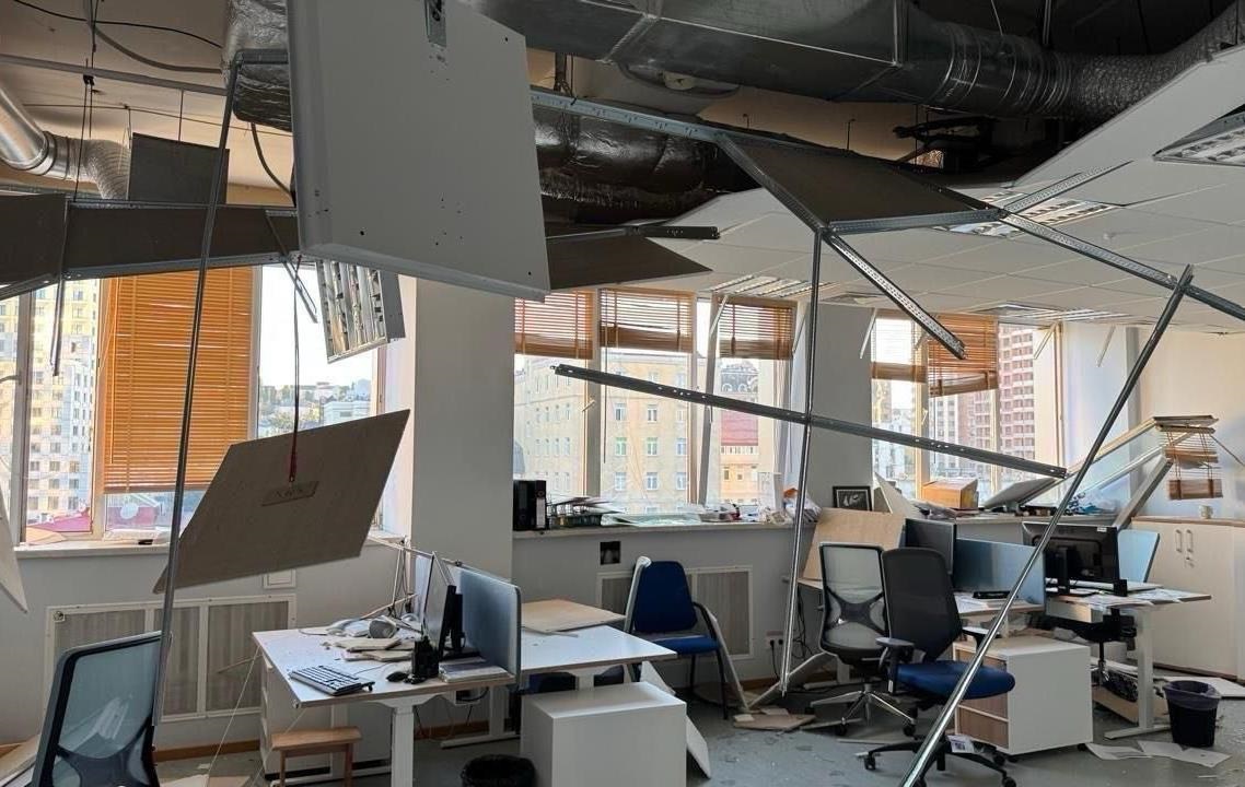 Новини Києва - Удар по Києву: пошкоджено Представництво ЄС в Україні