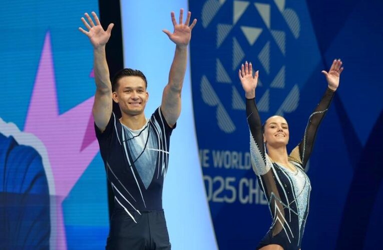 Українська пара зі спортивної аеробіки здобула першу в історії медаль