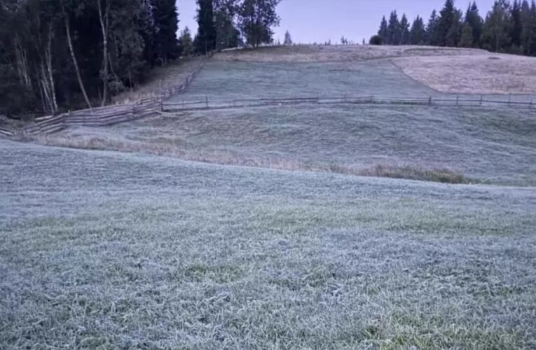 В селі на Буковині зафіксували п’ятиградусний мороз