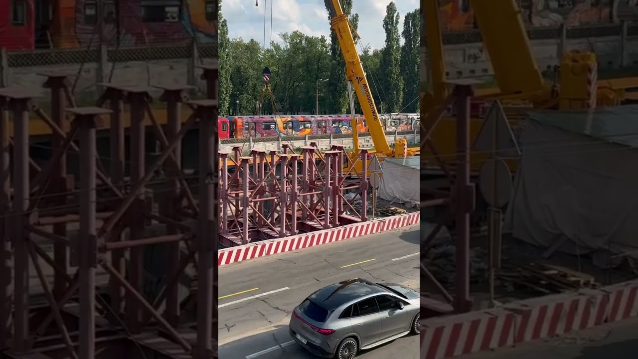 Реконструкція шляхопроводу біля станції метро "Дарниця"