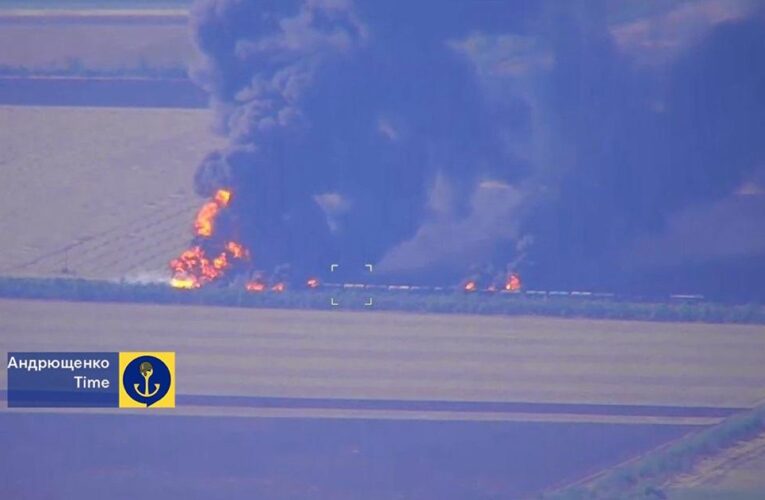 ЗСУ розтрощили російський потяг з пальним