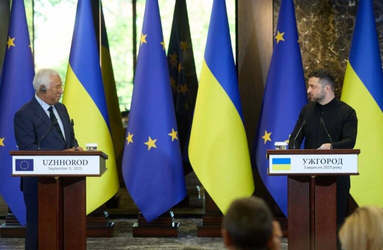 Заяви для медіа Володимира Зеленського та Антоніу Кошти