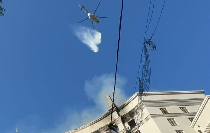 Свириденко підтвердили пошкодження будівлі Кабміну