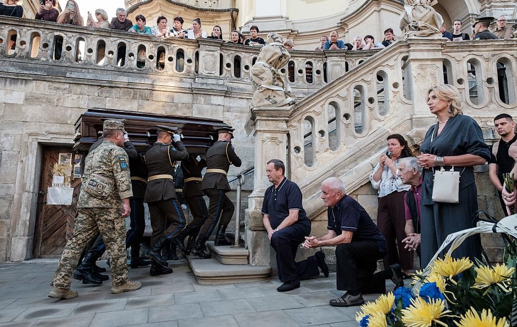 Новини України - У Львові проходить церемонія прощання з Парубієм