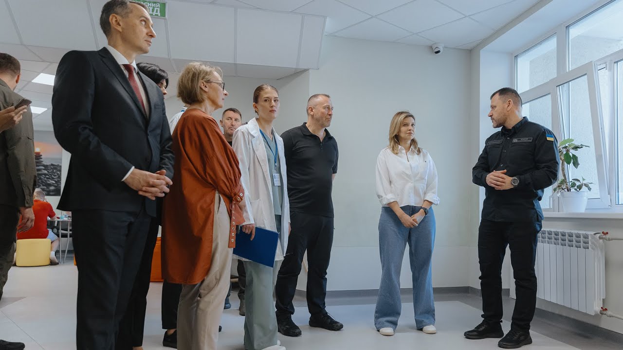 Олена Зеленська відвідала провідний медичний центр ментального здоров’я МВС