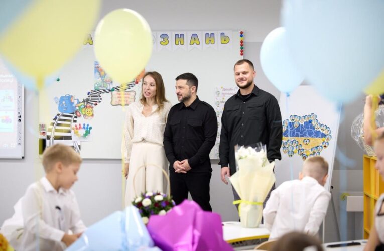 Зеленський відвідав початкову школу нового типу в Броварах