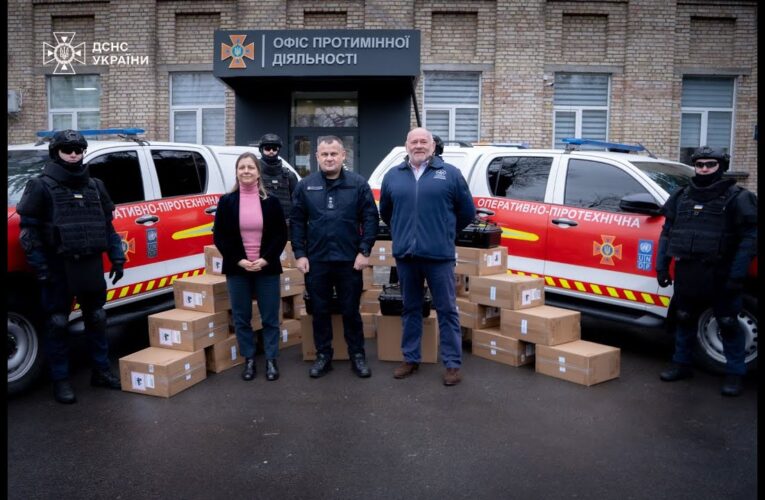 ДСНС отримала 50 БпЛА Mavic 3 Enterprise від The HALO Trust для потреб розмінування