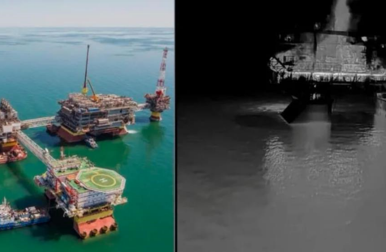 СБУ атакувала платформи РФ в Каспійському морі