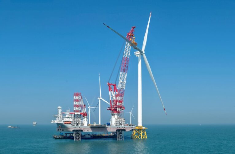 Китай встановив найбільшу у світі морську вітрову турбіну