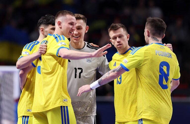 Переможна гра українських футзалістів дозволила їм вийти до чвертьфіналу ЧЄ