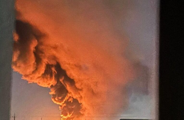 У Луцьку після прильоту БПЛА спалахнула пожежа