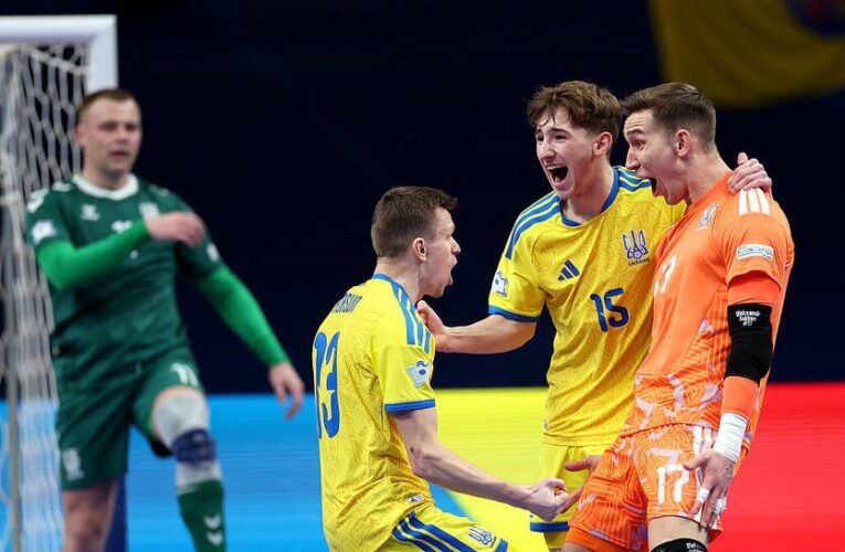 Українці виграли гру в Литви на Євро з футзалу