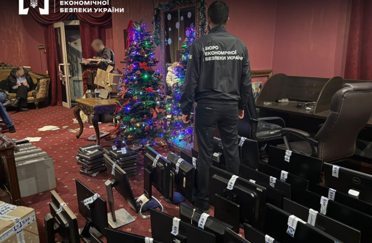 В Одесі ліквідували п’ять підпільних гральних закладів