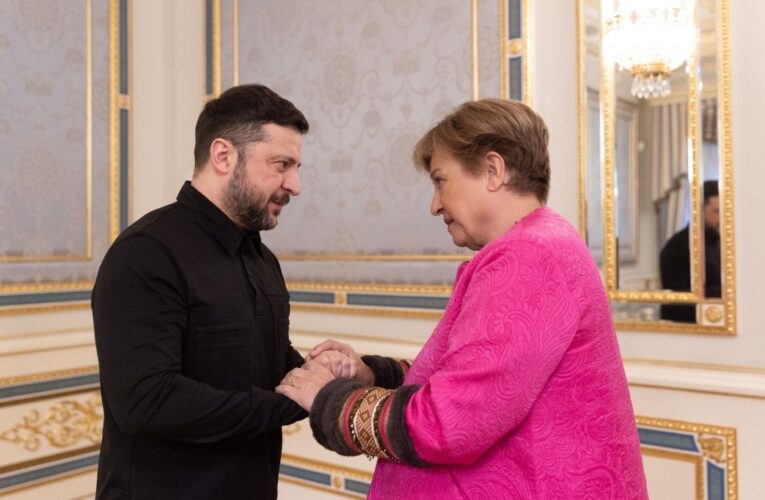 Зеленський зустрівся з директоркою МВФ