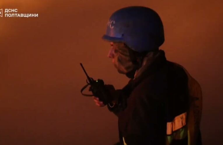 Полтавщина: вночі росіяни завдали удару по промисловому об’єкту