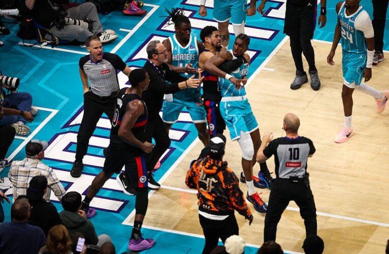 Гаряча ніч у НБА: у двох матчах спалахнули бійки