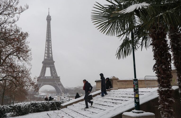 Снігопад у Парижі призвів до скасування рейсів