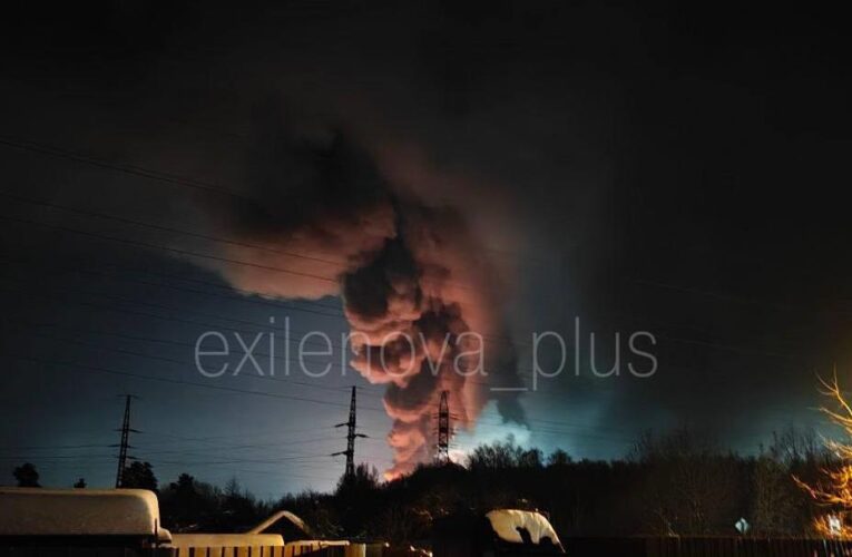 У РФ після атаки БПЛА палає хімзавод – OSINT