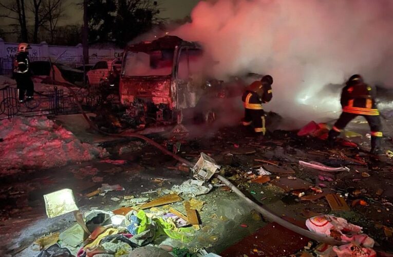 Удар по Києву: з’явилися фото наслідків атаки