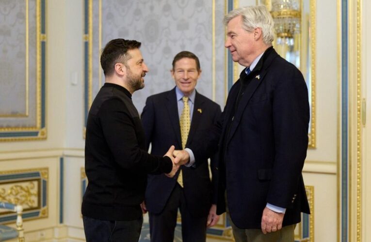 Зеленський зустрівся з сенаторами США в Києві