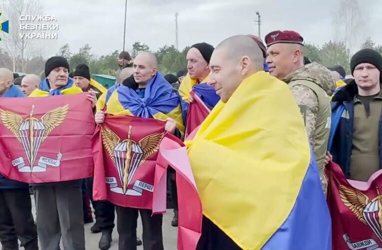 СБУ показала ексклюзивне відео з обміну полонених 6 березня