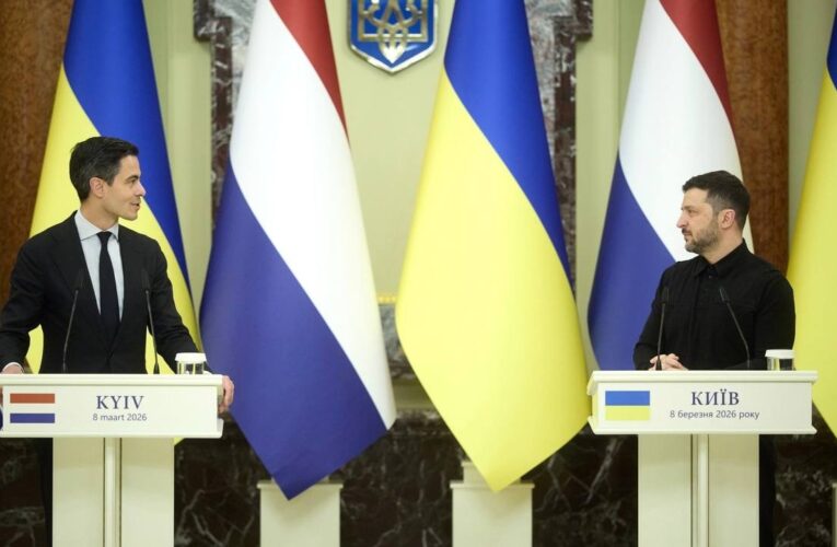 Спілкування Володимира Зеленського і Роба Єттена з медіа