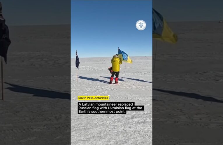 🇱🇻🇺🇦Латвійський альпініст Юріс Улманіс здійснив символічний крок підтримки України