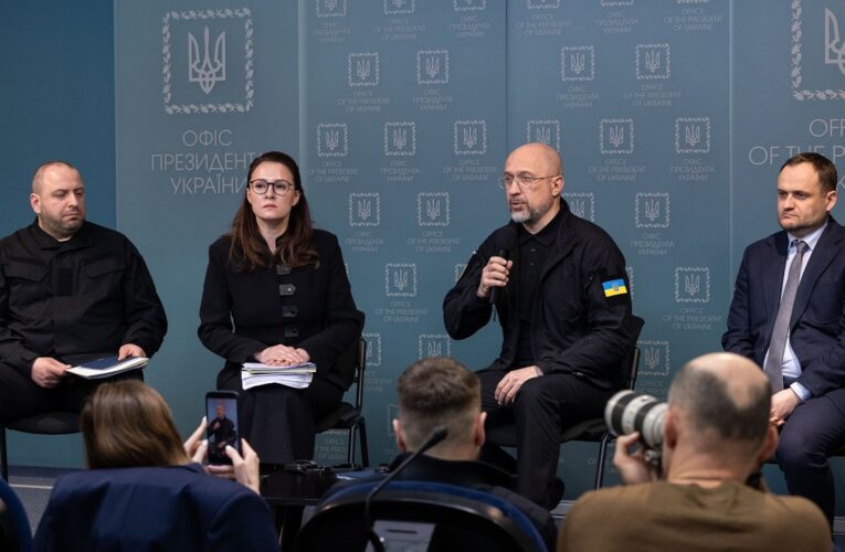 Брифінг Юлії Свириденко, Дениса Шмигаля, Рустема Умєрова й Олексія Кулеби за підсумками РНБО