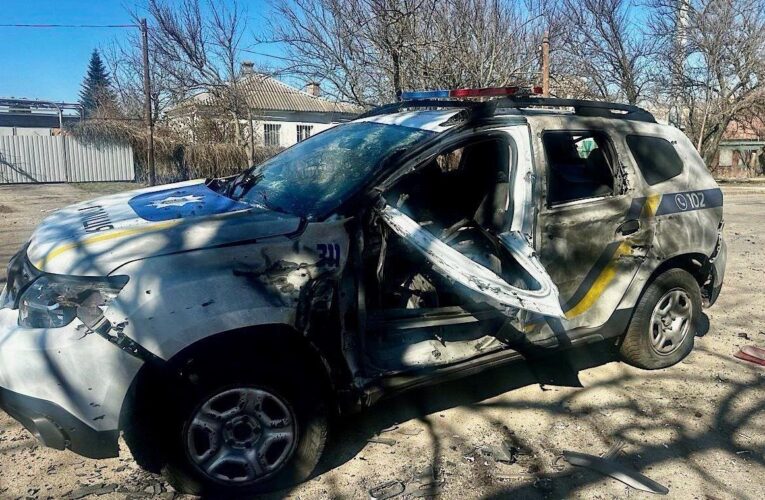 Дрон РФ поранив шістьох поліцейських в Нікополі