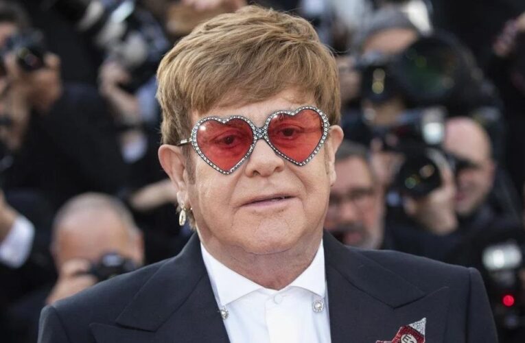 Елтон Джон показався з чоловіком і синами на новому портреті