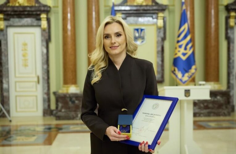 Ірина Федишин отримала нагороду від президента